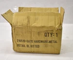 Gate Hardware Kit Black Metal Replacement Parts Bracket Support 216519. Fixed Price $21.24.