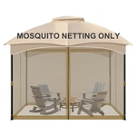 Replacement Mesh Gazebo 12'X12' Outdoor Mosquito Netting Screen 4-PANEL Only. Fixed Price $59.99.