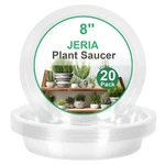 Jeria 8 Inch 20 Pack Clear Plant Saucers,plastic Flower Pot Trays,round Dura.... Fixed Price $19.34.
