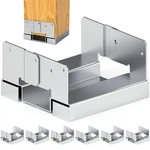 Yantuo 6X6 Post Base Bracket 6-PACK Adjustable Concrete Deck Anchor. Fixed Price $89.99.