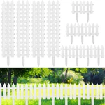 48 Pack White Classic Garden Fence Panels With Inserts, 6.69'' X 7.87. Fixed Price $56.42.