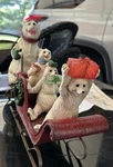 Polar Bear Family Dog Sled. Lights Up Christmas. Collections Etc. Fixed Price $12.95.