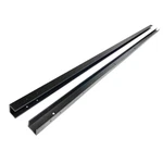 Rail 70 In. Black Aluminum Channel Kit 2 Per Pack For 6 Ft Slipfence Panel. Fixed Price $140.44.
