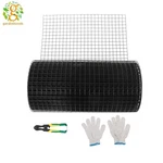 24IN 100FT Black Dipped Plastic Welding Mesh Hardware Cloth 1" Hole Fencing. Fixed Price $57.05.