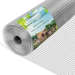 Hardware Cloth 1/2 Inch 16IN X 25FT 19 Gauge, Hot-dip Galvanized After Welding. Fixed Price $40.99.