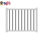Veranda 36 In. To 48 Traditional White Poly-composite Rail Gate Kit With Met. Fixed Price $262.36.