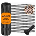 Plastic Wire Fence Roll, Gennizz 15.7IN X 50FT Chicken Mesh.... Fixed Price $66.92.