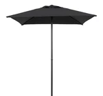 Mainstays Outdoor 5' Black Square Market Patio Umbrella, Push-up Only Function. Fixed Price $29.99.