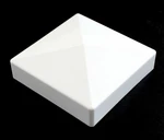 5X5 White Plastic Vinyl Fence Post Cap Barrette - Quantity 30. Fixed Price $34.99.