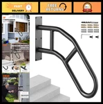 Vevor Handrails For Outdoor Steps, 29" Length Wall Mount Safety Railings 1-3. Fixed Price $65.99.