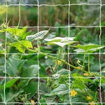Tcamp Heavy-duty Polyester Garden Trellis Netting 3.5" Mesh (5*15FT), White. Fixed Price $14.39.