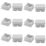 12 Pack Square Plastic Plug, Insert Tubing End Cap For Inch, White. Fixed Price $10.85.