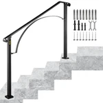 Handrails For Outdoor Steps, Fit 5 Stair Railing, ARCH#4 Wro. Fixed Price $167.27.