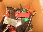 Lionel Post-war & More- Box Of Assorted Trains / Parts- Great Value- S25. Fixed Price $33.20.