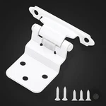 50 Pack 25 Pairs 3/8" Inset Cabinet Door Hinges - White Offset Self Closing H.... Fixed Price $51.89.