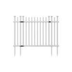 4.7 Ft. X 3.4 White Vinyl Burbank Fence Gate. Fixed Price $128.79.