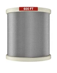 Luckin 600FT Deck Railing - 1/8" Diameter T316 Stainless Steel Cable,. Fixed Price $40.00.