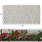 Expandable Garden Trellis Plant Support Willow Lattice Fence Panel For Climbi.... Fixed Price $67.66.