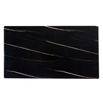 71X39.4IN Black Gold Marble Glass Top, Tempered, Dining Desk Coffee Table. Fixed Price $284.69.