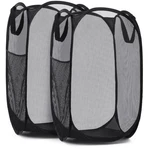 Collapsible Mesh Pop Up Hamper With Wide Opening And Side Pocket - Breathable.... Fixed Price $19.59.