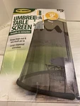 Ideaworks JB5678 Outdoor 9-FOOT Umbrella Table Screen In Black. Fixed Price $24.99.