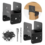 2-PACK Stainless Steel Post Anchor Connector P4X4-B For 4X4/4X6 Wood Beams. Fixed Price $94.80.