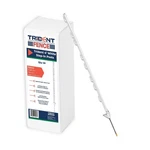 4' Poly Step-in Posts Temporary Fence Electric (50 Pack White). Fixed Price $133.00.