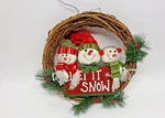 2010 Holiday Collections Family Wreath "let It Snow" Snowmen 14"D. Fixed Price $28.00.