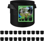 20 Pack 10 Gallon Plant Grow Bags, Breathable Felt Non-woven Aeration Fabric. Fixed Price $55.99.