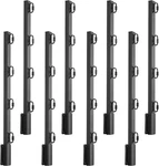 Vevor 8-PACK 23.8 In Barbed Wire Arm Fence Post Extenders YX25-008 (black). Fixed Price $29.99.