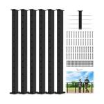 6 Pack Cable Railing Post 42", Matte Black Stainless Steel T304 Level Drilled.... Fixed Price $530.86.