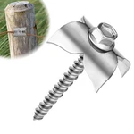 304 Stainless Steel Fence Staples, Reusable 1.7" Screw X. Fixed Price $51.46.