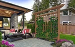 New England Arbors Decorative Garden Flower Plant Vinyl Colonial Privacy Screen. Fixed Price $429.90.