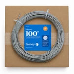 Feeney 1X19 Stainless Steel T316 Cable, 1/8" 100' Reel. Fixed Price $39.99.