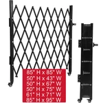 6 Sizes Single Folding Security Gate Expanding Driveway Barricade Scissor. Fixed Price $88.34.
