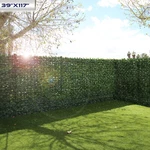 39" 117" Artificial Faux Ivy Leaf Privacy Fence Panel Screen Hedge Decor. Fixed Price $42.29.