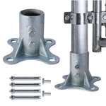 Chain Link Fence Post 1/2" Floor Flange, Pipe Galvanized .... Fixed Price $55.44.