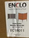 Enclo Privacy Screens Waverly No Dig 36X44 Outdoor Cedar Vinyl/po. Fixed Price $191.99.