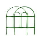 Garden Craft Round Top Folding Fence Border, Green, 18"H X 8'W. Fixed Price $9.95.