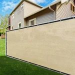Shademart 8' X 10' Beige Fence Privacy Windscreen Fabric Cloth. Fixed Price $43.50.