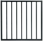 32" 33" W Black Steel Fence Gate (G2GHDS33X32US). Fixed Price $95.00.