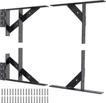 Gate Corner Brace Bracket Kit For Wooden Fence Hinges No Sag Frame. Fixed Price $33.85.