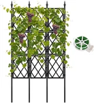 5.25FT Garden Trellis Support Fence,metal Wall Lattice Climbing Frame For. Fixed Price $57.59.