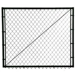 4'X24"72" Wide Black Vinyl Coated Wire Chain Link Fence Walk Through Gate Kit. Fixed Price $232.99.