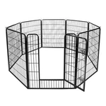 96"LX39"H Detachable 8PANEL Metal Yard Fence Pet Playpen Exercise Indoor Outdoor. Fixed Price $77.19.