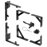 Wekis Gate Corner Brace Brackets Heavy Duty Anti Sag Kit With Latch.... Fixed Price $40.87.