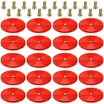 Chengu 20 Pcs Front 3 Inch Round Safety Trailer Reflectors With Red. Fixed Price $37.99.