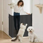 Brightrow Retractable Dog Gate No Drilling Screen Cat Mesh Door For Hous.... Fixed Price $48.79.