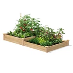 4 Ft X 8 Cedar Wood 2 Tier Raised Garden Bed - Made In Usa. Fixed Price $217.58.