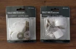 New Sets Everbilt Toilet Bolts W/caps Zinc-plated X 2-1/4" 1005 135 669. Fixed Price $10.98.
